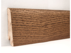 Плинтус шпонированный KLUCHUK Евро Дуб Базальт