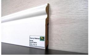 Плинтус МДФ FN Neuhofer Holz PAINT-ON FU116L (PAINT-ON Белый)